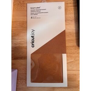 Cricut Joy Smart Label, Writable Paper/Permanent Adhesive Backed 4 sheets